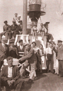 Kuva 09. Retki majakkalaivalle 1930-luvulla.